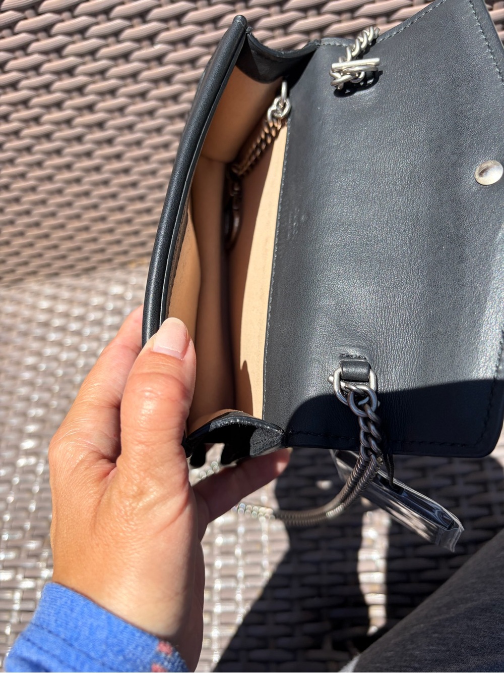 Gucci Suede Super Mini Dionysus Shoulder/crossbody Bag in Black - Picture 5 of 14